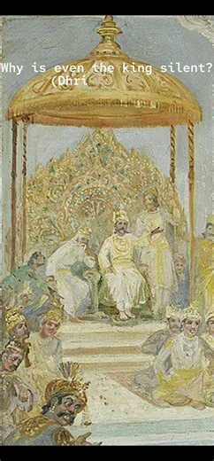 “Why Did Dushasana Try to Disrobe Draupadi? | Mahabharata Story”#shorts