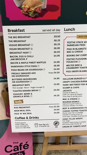 Tesco Café Breakfast: Affordable Morning Delights