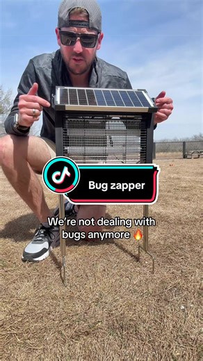 Mosquitos and flies don't stand a chance when you have a portable bug zapper #bugzapper