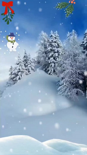 Winter Wonderland Animated Scenes with Snowman and Friends