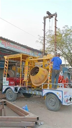Self drive mixre machine (new model) concrete lift mixture machine (अब और भी अच्छी) (मशीन एक ही मशीन