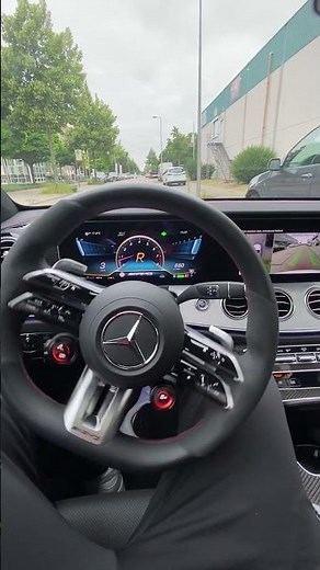 2021 Mercedes AMG E53 NEW Active Park Assist System - AMG sideways self parking #shorts