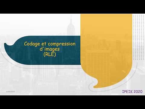 Codage et compression d'images RLE (Exemple sur une image couleur)
