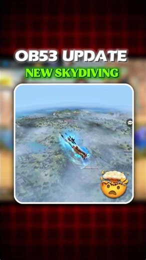 FF 👉 new skydiving in OB53 UPDATE 💥 free fire upcoming new skydiving #event #freefire #shorts