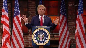 Oliver Callan with the speech Donald Trump was only dying to make today! #latelate | The Late Late Show