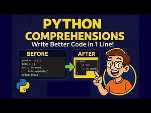 Python Comprehensions - List, Set, & Dictionary Comprehensions