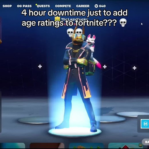 Importance of Age Ratings in Fortnite UI Changes