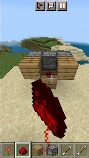 How to make automatic arrow shooting machine in Minecraft