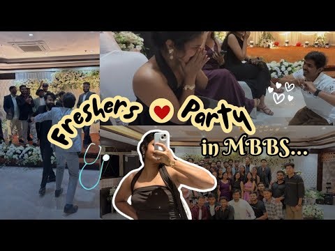 MBBS Freshers Party Vlog 🎁🍾| Medical College Life | Dance, Fun & Memories | Shibu Navish MBBS