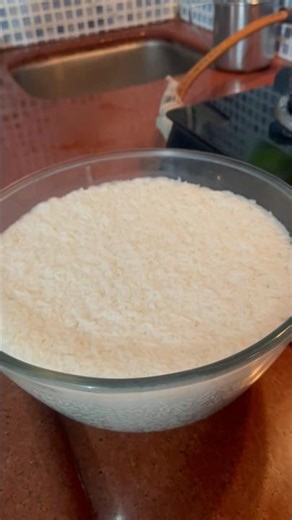 Restaurant Style Steamed Rice in microwave #steamedrice #rice #shorts #cookinghacks #food trending