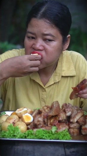Pork and Eggs recipe #shorts 12