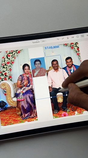 butti.in on Instagram: "Happiness is having the entire family in one picture. 🥰 . . . #buttistore #digimerge #familyportraits #familyphoto #missyoumom #digimergepainting #familypainting"