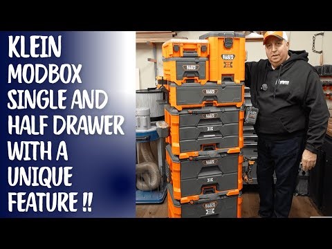Klein Modbox Single and Half drawer box Unique feature