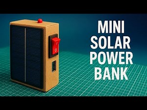 DIY Mini Solar Power Bank - Step-by-Step Tutorial | Homemade Mini Solar Power Bank Full Build Guide