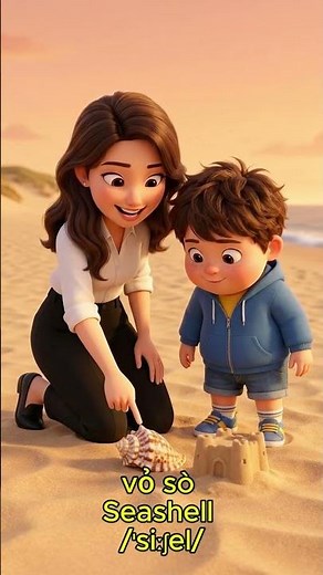 Dạy Tiếng Anh Cho Bé Ở Bãi Biển – Kết Quả Bất Ngờ! 😲