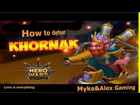 Hero Wars - How to defeat Khornak - Campaign chapter 14 boss