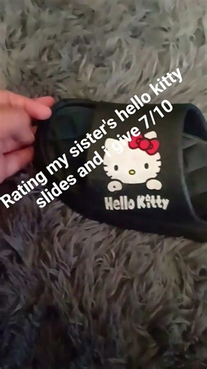rating my sister's hello kitty slides