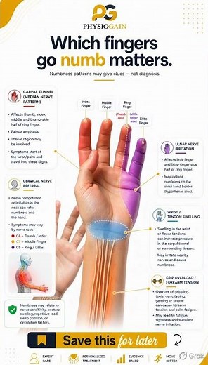 Which Fingers Go Numb Matters 👋 Hand Numbness Explained