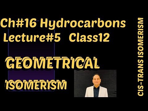 ||Geometrical isomerism, Cis and Trans isomerism #chemistry class 12