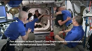 232K views · 579 reactions | SpaceX's Dragon spacecraft docks with ISS | Catch the day's latest news and updates: https://bit.ly/3sNr86O | The Economic Times | Facebook