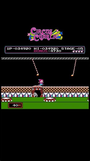 Circus Charlie 5 – Classic Arcade Gameplay#shorts