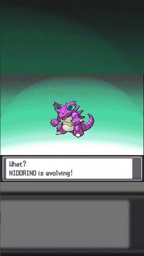 Nidoking Evolution in Pokemon Heart Gold and Soul Silver #Shorts