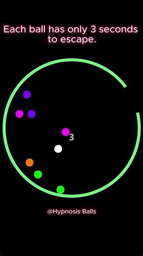 Each Ball Has 3 Seconds to Escape ⏱️ | Hypnotic Physics