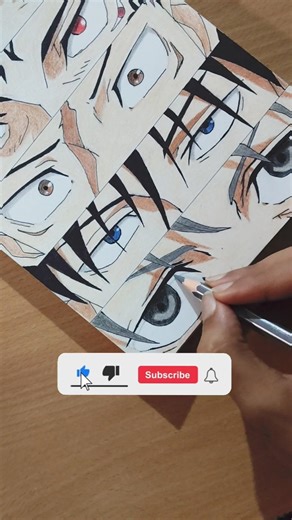Yuta Eye Drawing 🔥 #shorts #anime #jjk