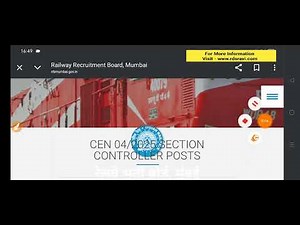 RRB Section Controller Exam Date 2025 Check Exam Date /RRB Section Controller Exam Update