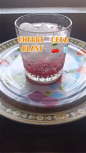 Cherry Cola Blast 🍒🥤 Easy Summer Drink Recipe#shorts#summerdrink