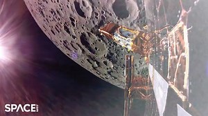63K views · 1.2K reactions | The FIrefly Aerospace Blue Ghost lander captured stunning views of the moon after its second lunar orbit maneuver. Read more https://space-com.visitlink.me/5WxDoz Credit: Firefly Aerospace | edited by Space.com's Steve Spaleta | Space.com | Facebook