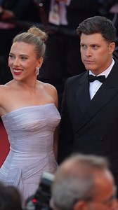 506K views · 648 reactions | Live from Cannes... It's Scarlett Johansson and Colin Jost.  The power couple posed on the "Vie Privée" red carpet days after the "Black Widow" actress hosted the “Saturday Night Live” Season 50 finale. | New York Post Health & Parenting | Facebook