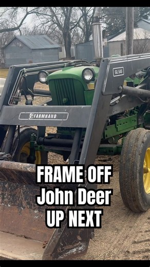 Tractor build? Naw I found a Box Chevy frame a couple hundred miles away but I just had to have it!