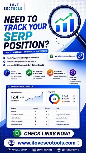 SERP Checker – Free Online Search Engine Results Page Checker | iLoveSEOTools