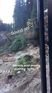 Now that’s how you make a trail walk | People Throwing Rocks