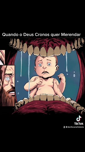 Cronos: o Deus que devorava os filhos #mitologia #mitologiagrega #historias #merenda #merendar