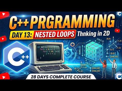 C++ Nested Loops: Thinking in 2D | Day 13