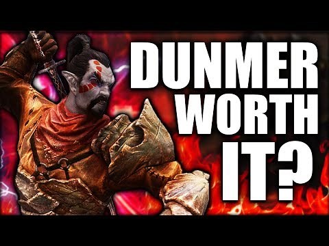 Skyrim: Being a Dark Elf WORTH IT? - Elder Scrolls Lore