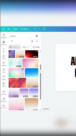 Create Custom Gradient Backgrounds in Canva (Step-by-Step Guide) #CanvaDesign #ColorGradient