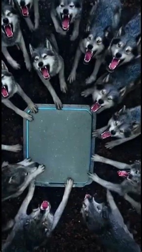 Wolf attacked on a girl in a jungle wait for the end. #survivalstory #bunkerlife #bunker #hiddenroom
