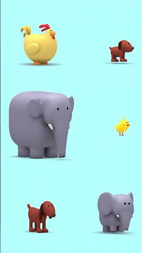 Where's Mom ? Dog, Duck & Elephant - Quiz Bits #babyfirsttv