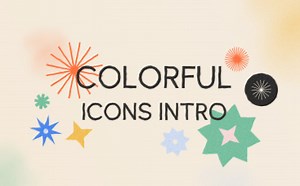 Colorful Icons Intro (Square / Image Version) | Renderforest