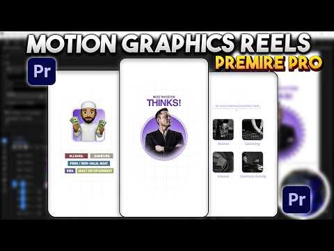 How to Make Modern Minimal Motion Graphics Reels in Premiere Pro