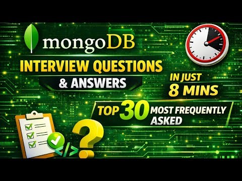 Top MongoDB Interview Questions & Answers | Most Asked MongoDB Questions