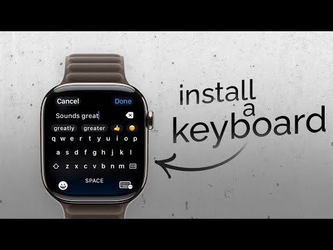 How to Install a Keyboard on Apple Watch (tutorial)