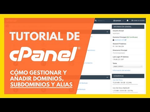 Cómo gestionar y añadir dominios y subdominios en cPanel ✅ Tutorial español 2023