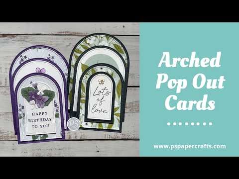 How to make an Arched Pop Out Card