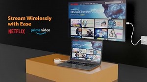 j5create ScreenCast USB-C zu HDMI Wireless Display Transmitter und Receiver, unterstützt 1080p, kompatibel mit MacBook, iPad Pro, ChromeOS, USB-C Laptops und Android (JVAW62)