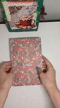 Made a Christmas Journal following a yt tutorial by Treasure Books.