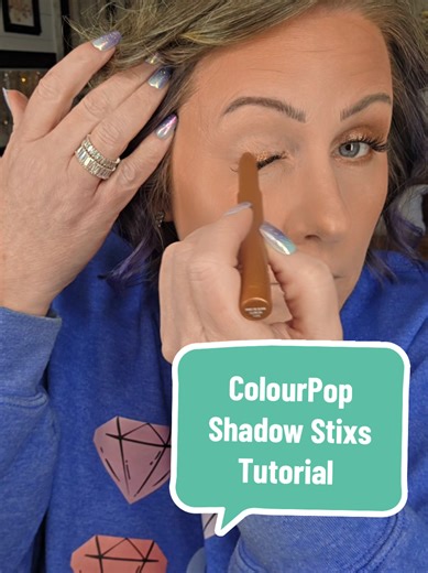 Easy Eyeshadow Tutorial with @ColourPop Cosmetics Shadow Stixs! #Eyeshadow #eyeshadowtutorial #ColourPop #eyeshadowlook #EyeshadowForBeginners
